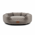 Premium Orthopedic Dog Bed with memory foam and plush bolster sides