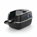 Automatic Self-Raking Cat Litter Box in matte black and silver